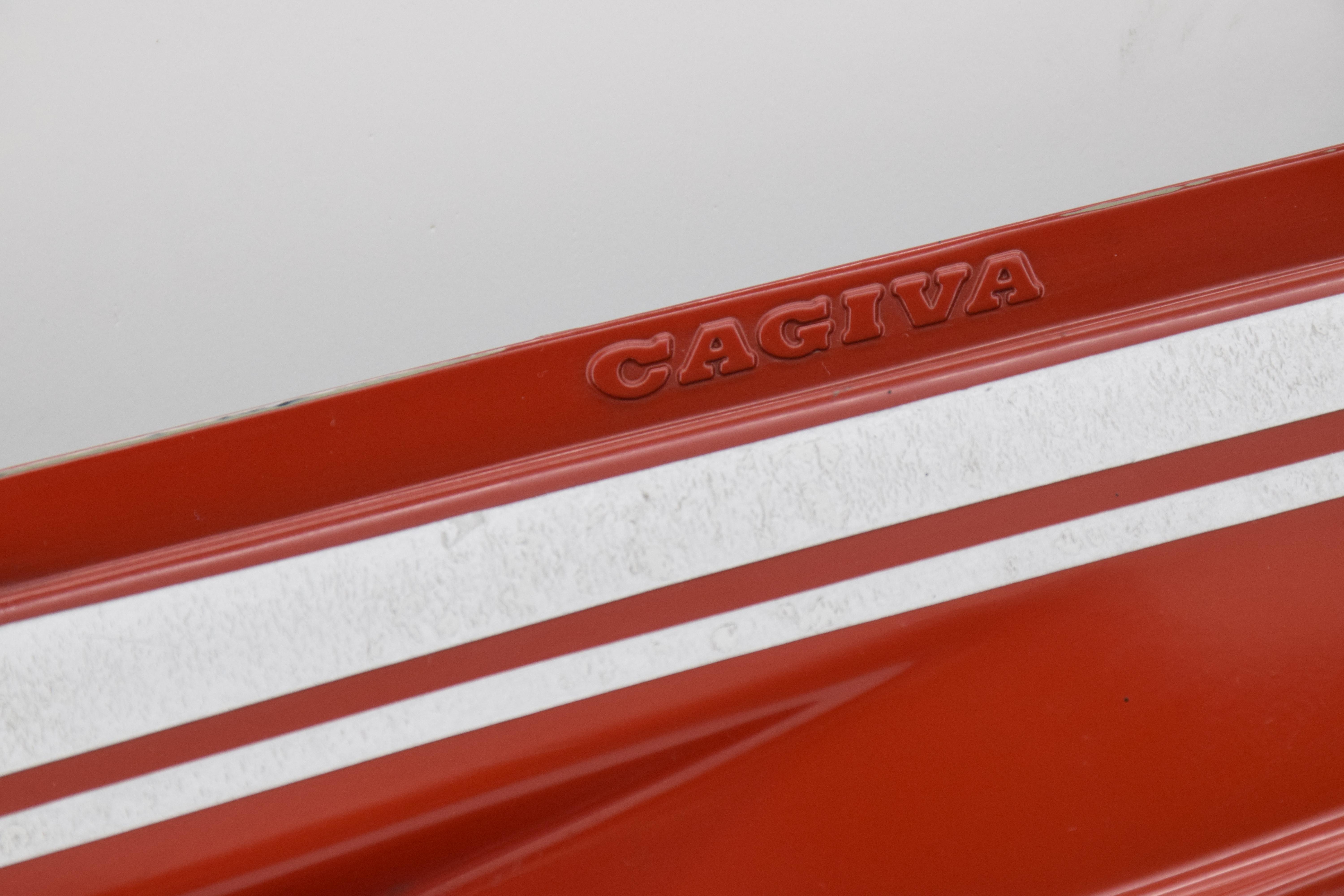 cagiva fianchetto sinistro rosso originale cagiva alazzurra 350 650 - foto 5