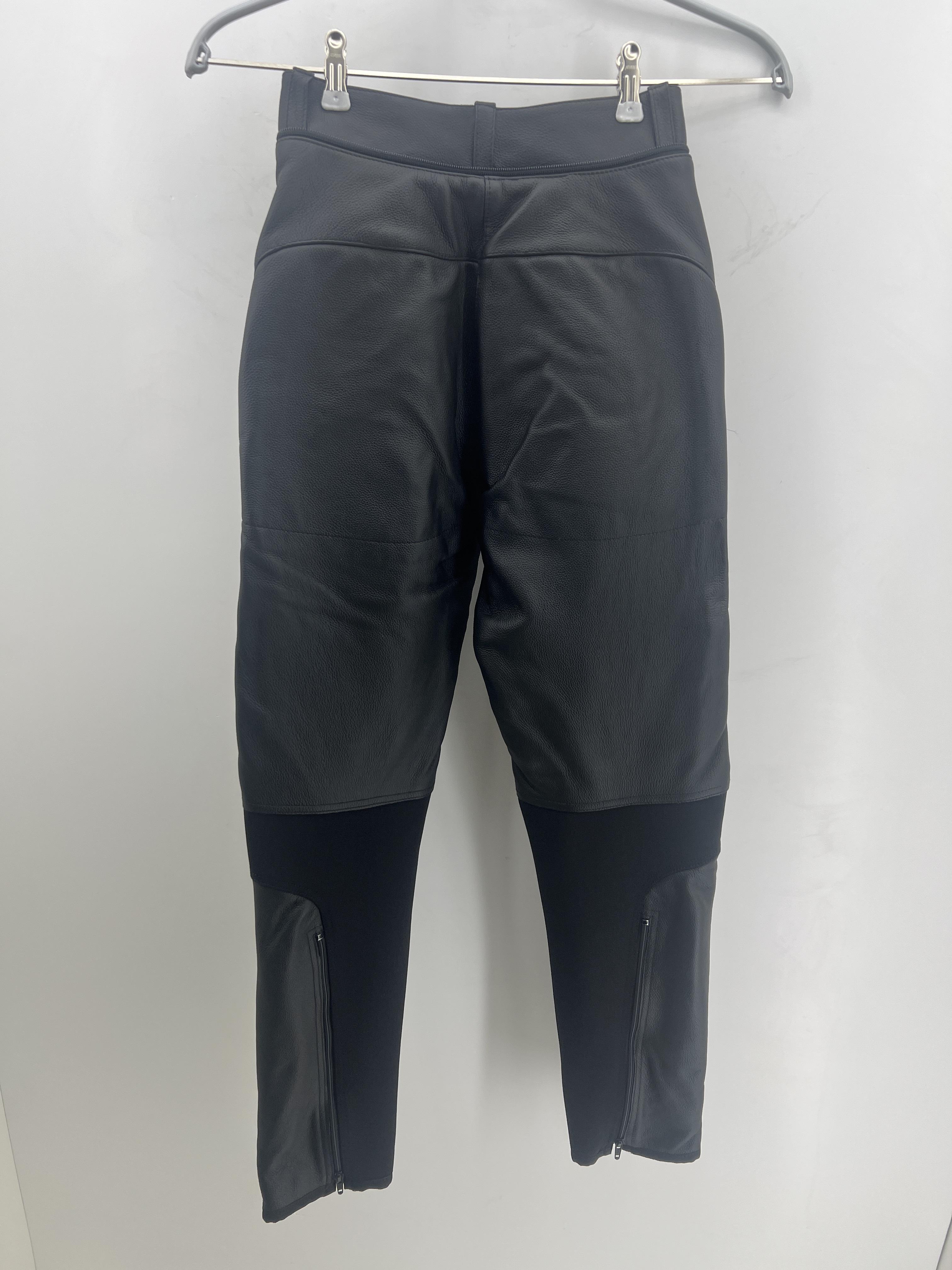 ducati pantaloni in pelle da moto ducati flag lady dainese nero - foto 2