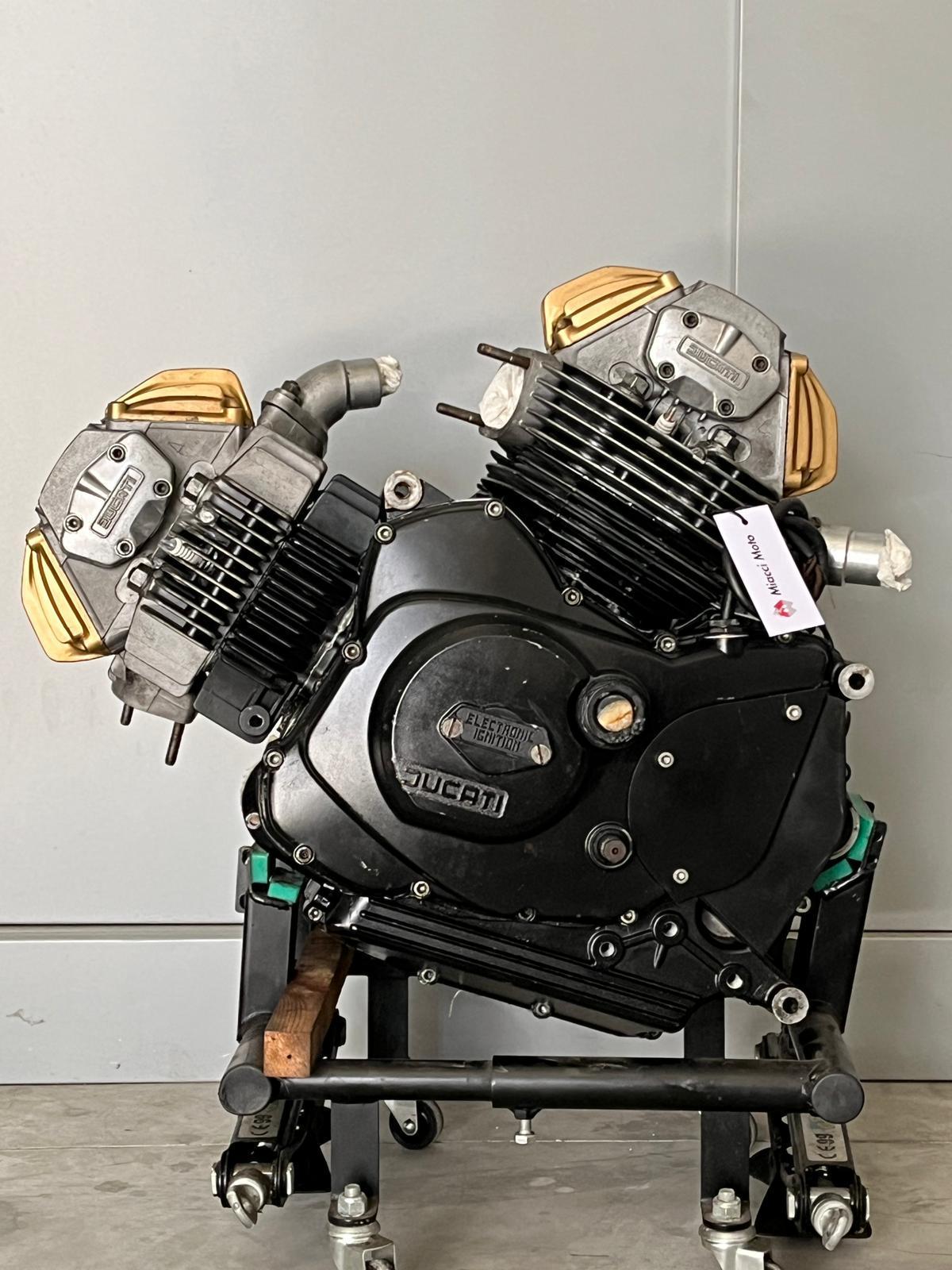 cagiva motore cagiva alazzurra 350 84 85 nero originale con km 34.500 - foto 1