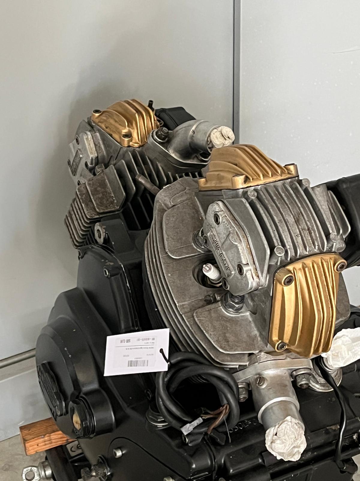 cagiva motore cagiva alazzurra 350 84 85 nero originale con km 34.500 - foto 5