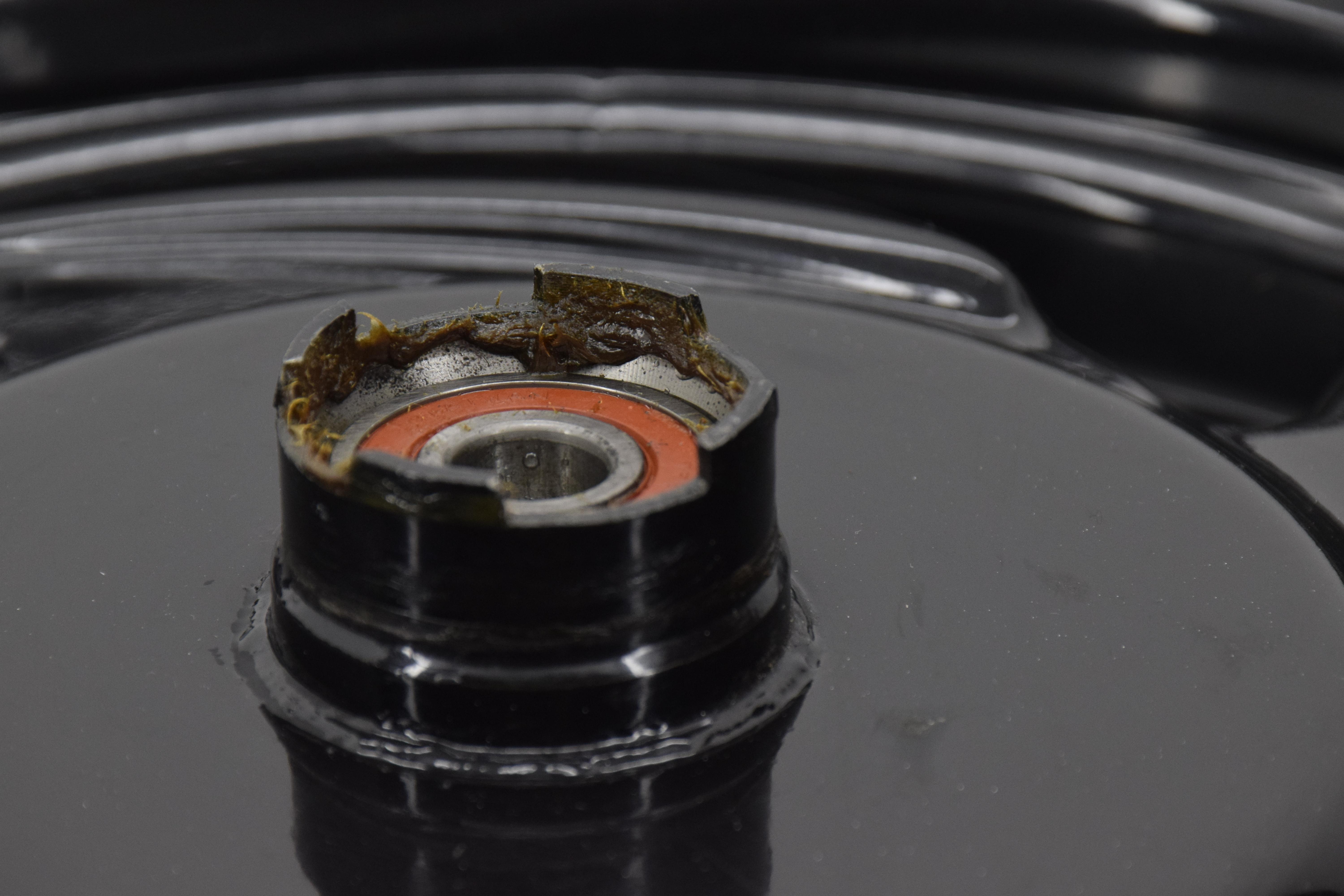 cagiva cerchio anteriore nero 10 pollici originale cagiva city 50 92 97 - foto 4