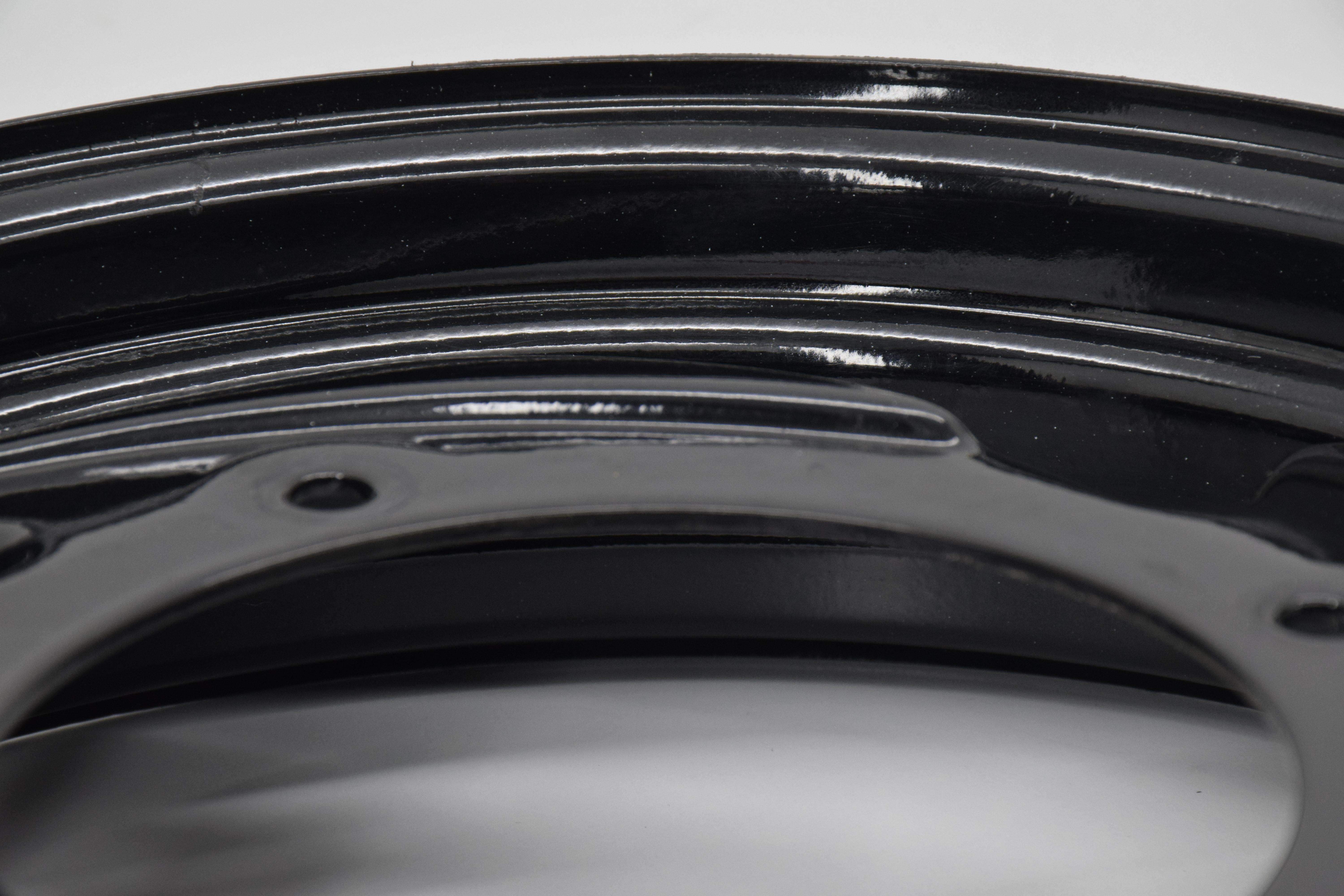 cagiva cerchio posteriore 10 pollici nero lucido originale cagiva city 50 92 97 - foto 5