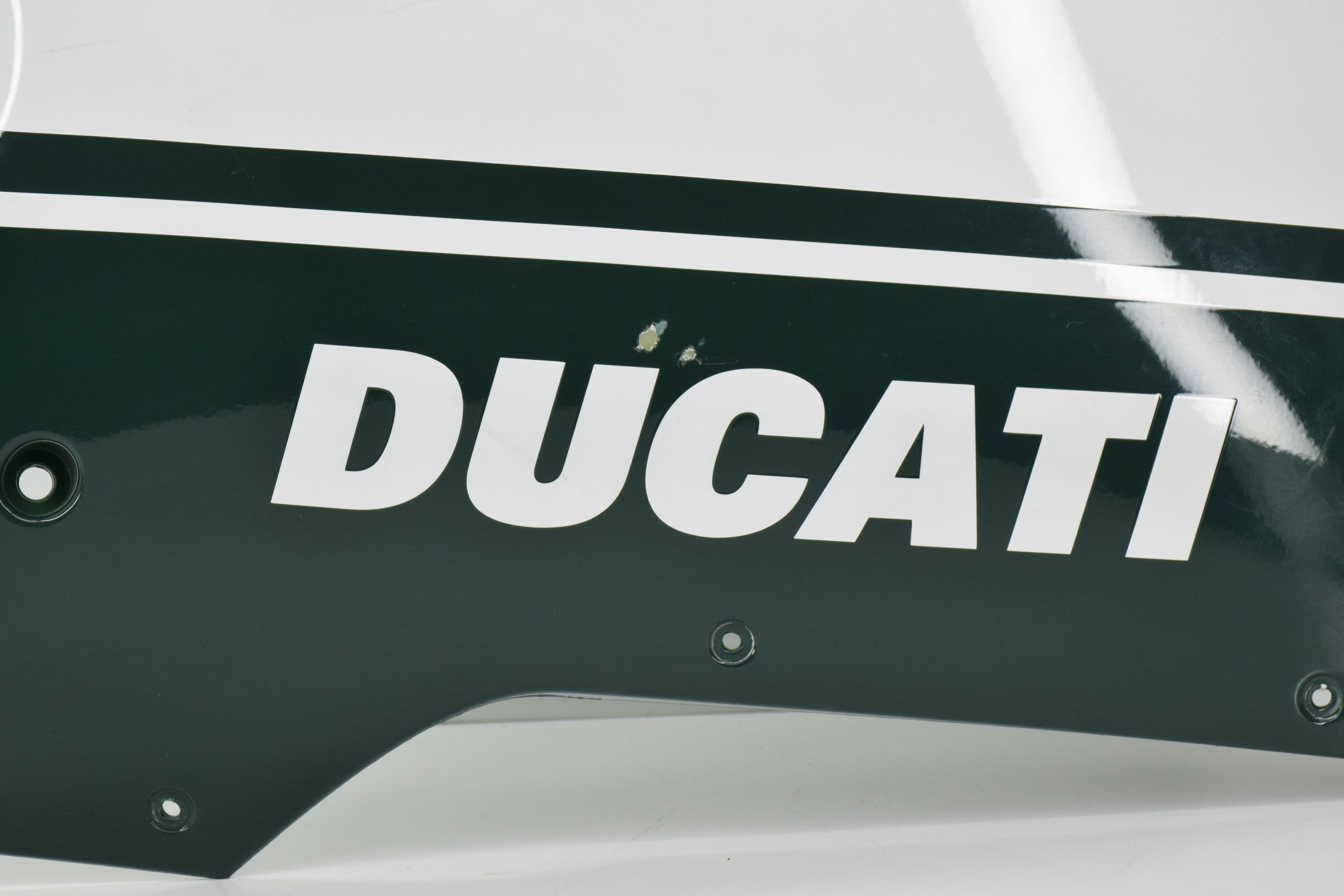 ducati carena sinistra originale bianca e verde ducati 1098s tricolore 48032272a - foto 4
