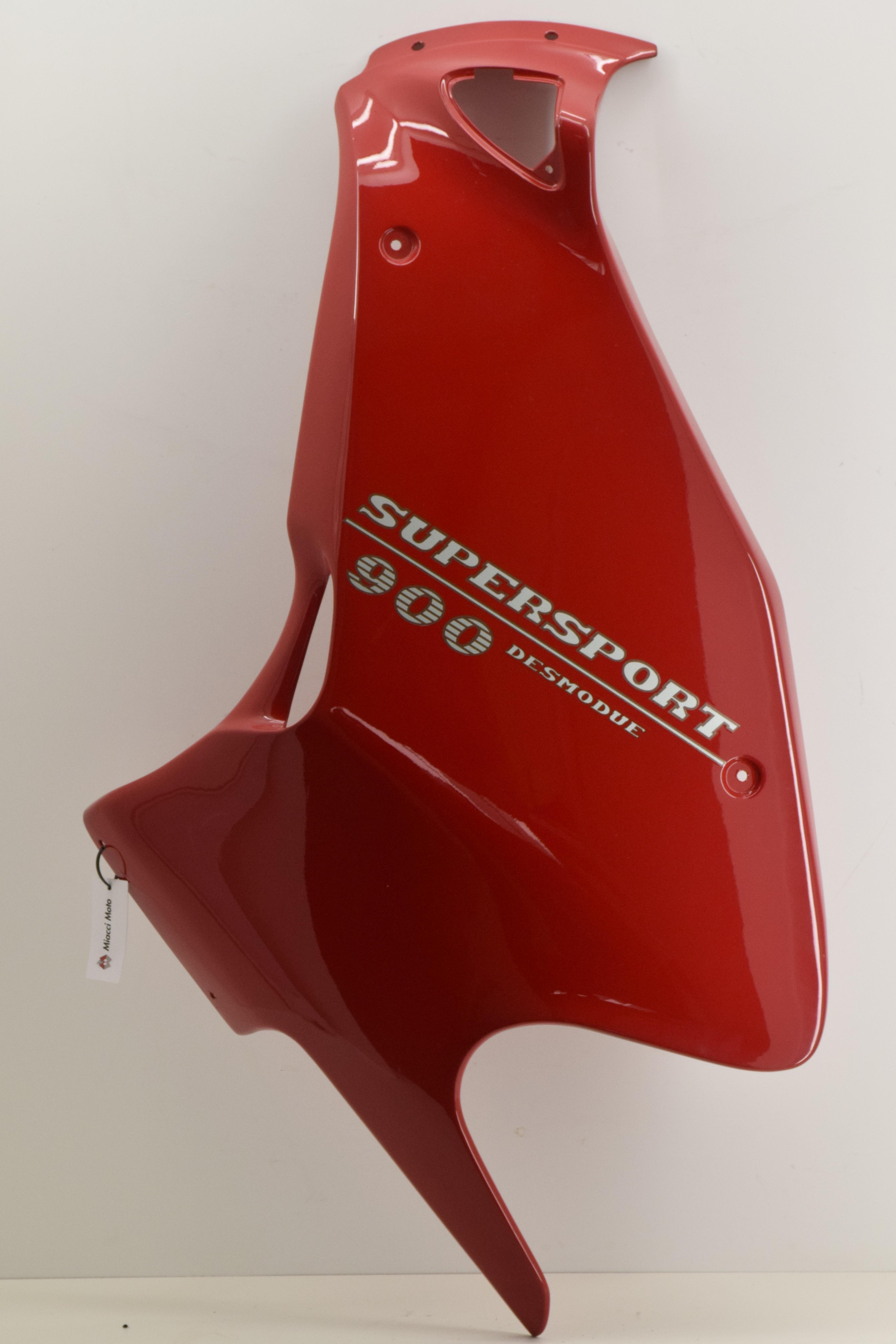 ducati carena sinistra rossa originale ducati super sport 900 ss 48030161b - foto 1