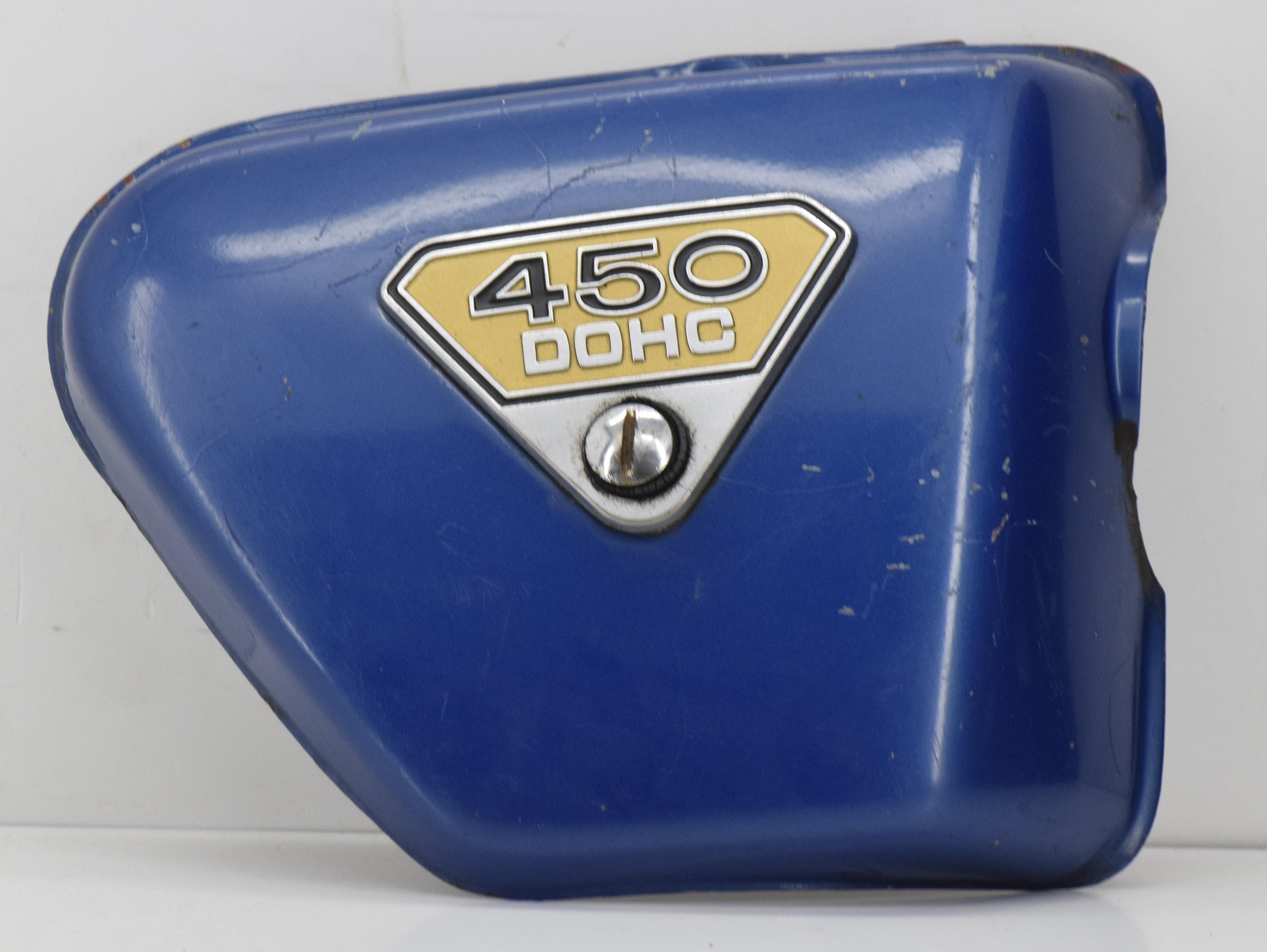 honda fianchetto laterale in metallo destro azzurro originale honda 450 k3 k4 k5 - foto 1