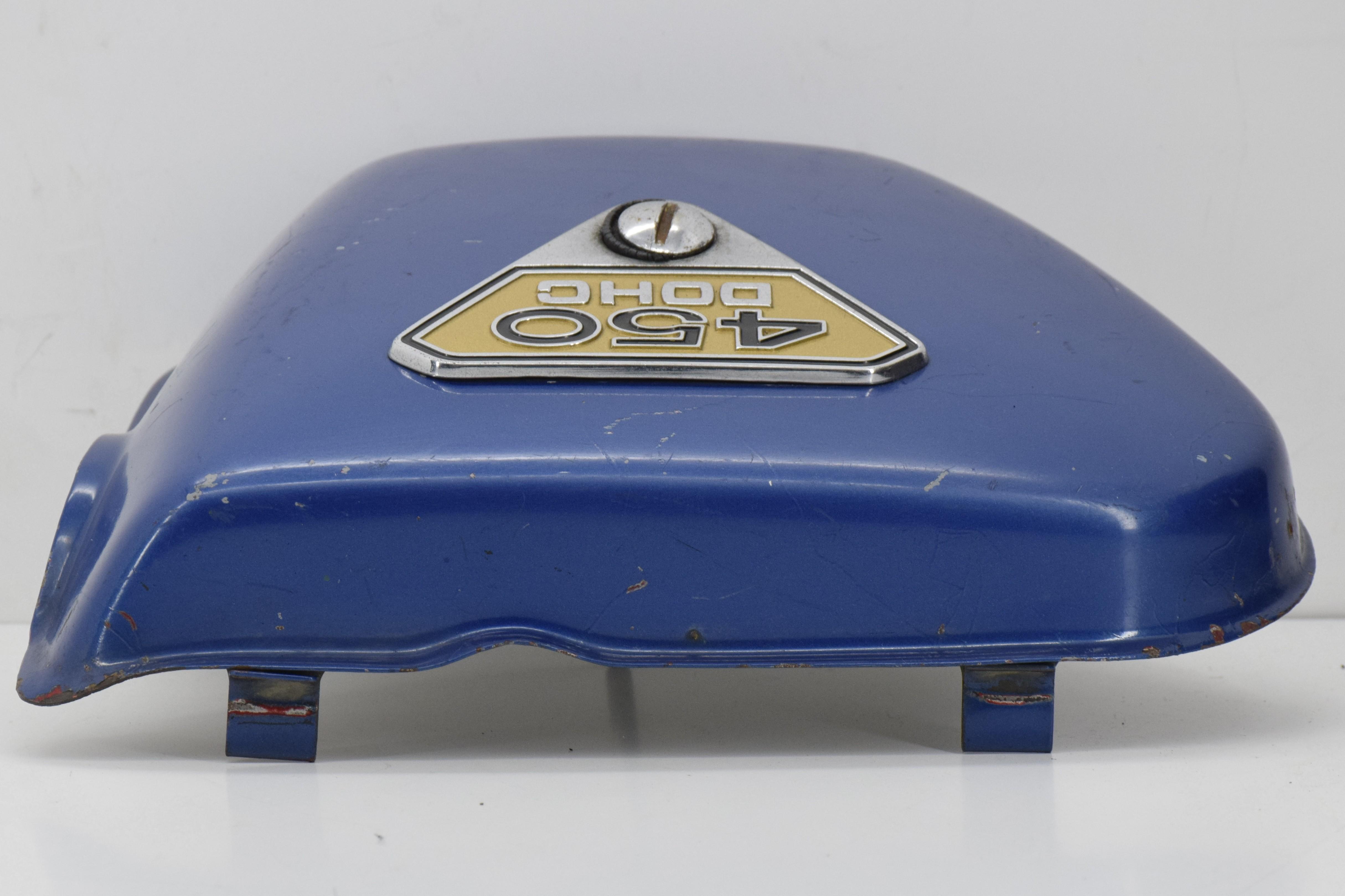 honda fianchetto laterale in metallo destro azzurro originale honda 450 k3 k4 k5 - foto 5