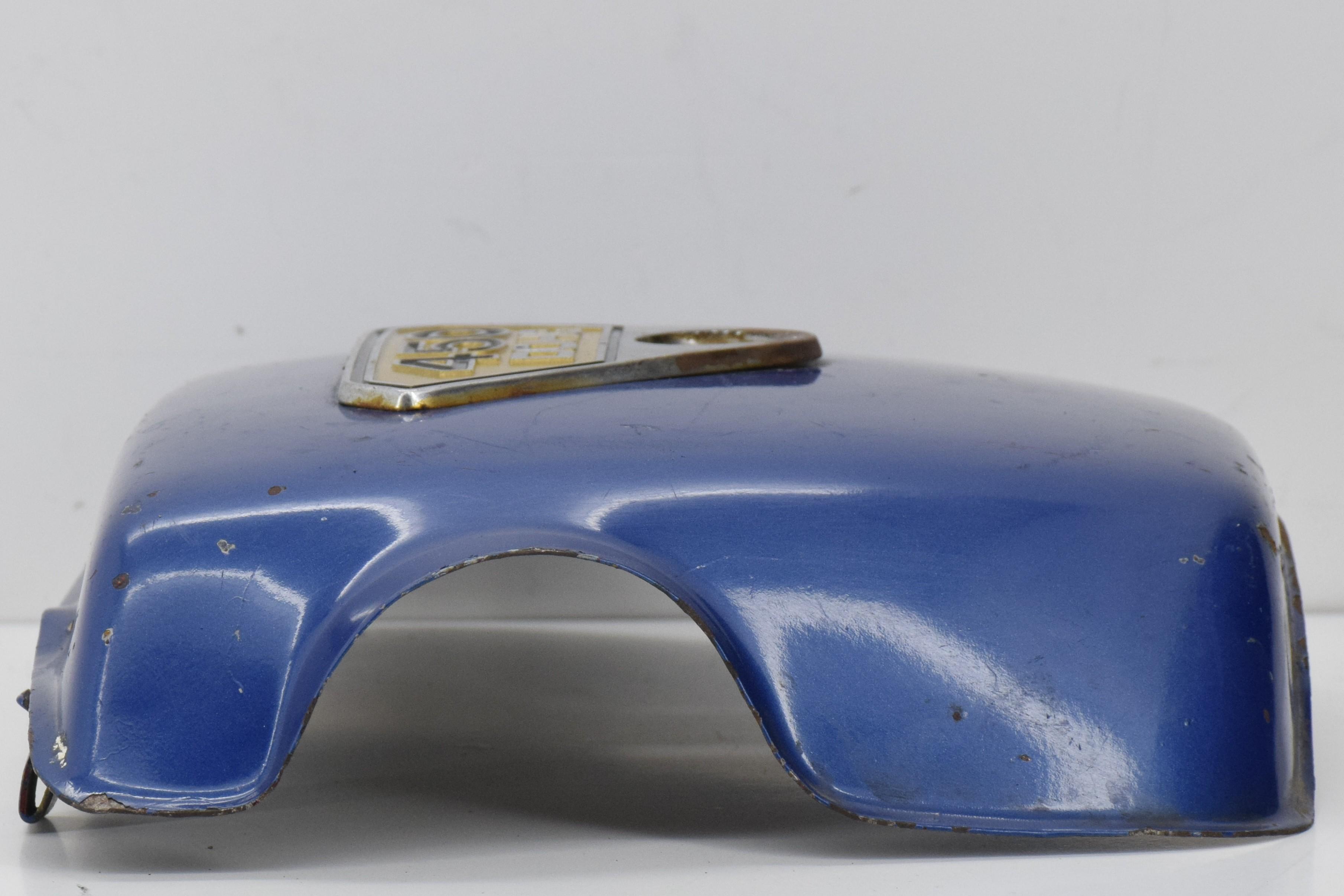 honda fianchetto sinistro in metallo azzurro originale honda cb 450 k3 k4 k5 - foto 4