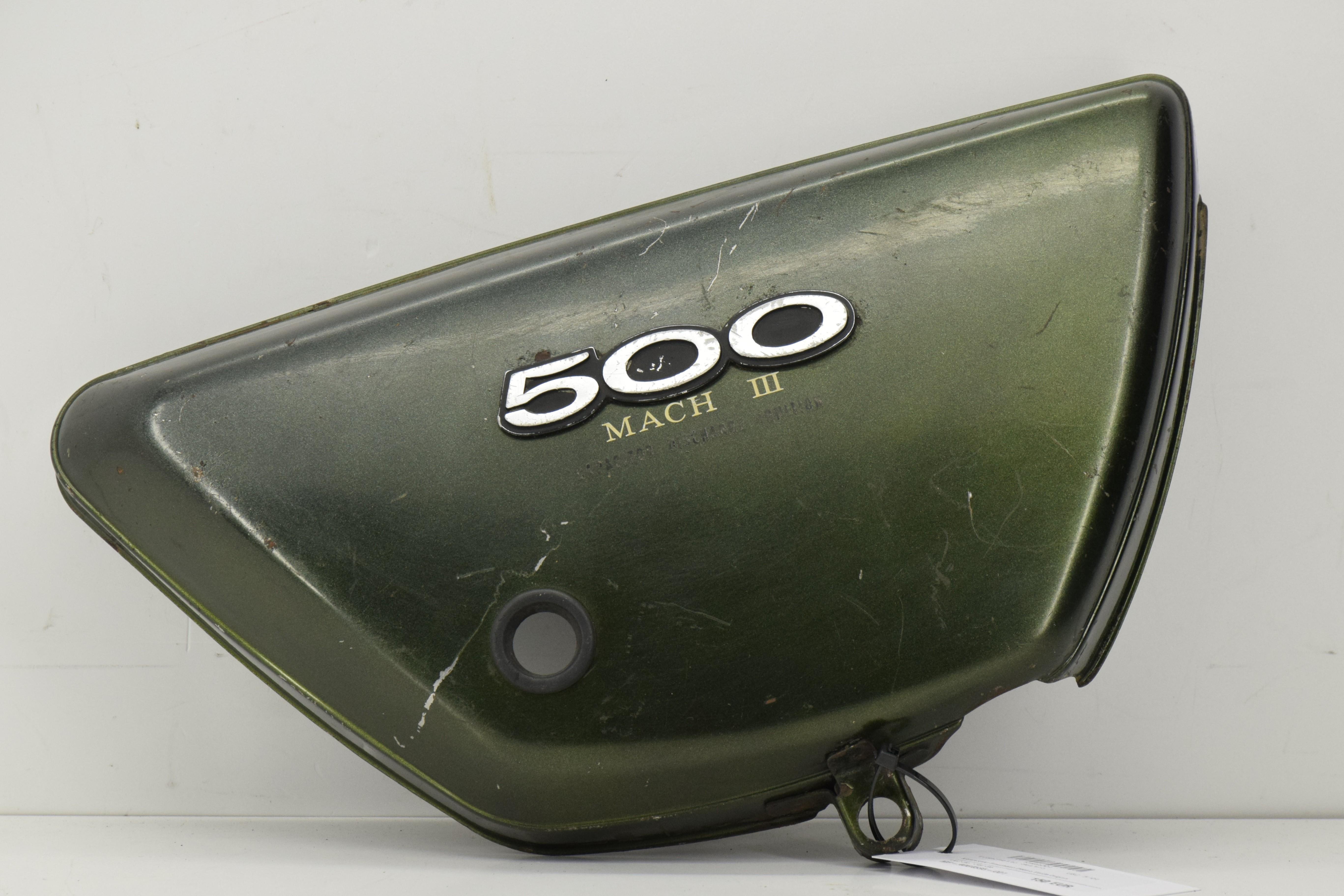kawasaki fianchetto destro verde originale kawasaki 500 mach 3 - foto 1