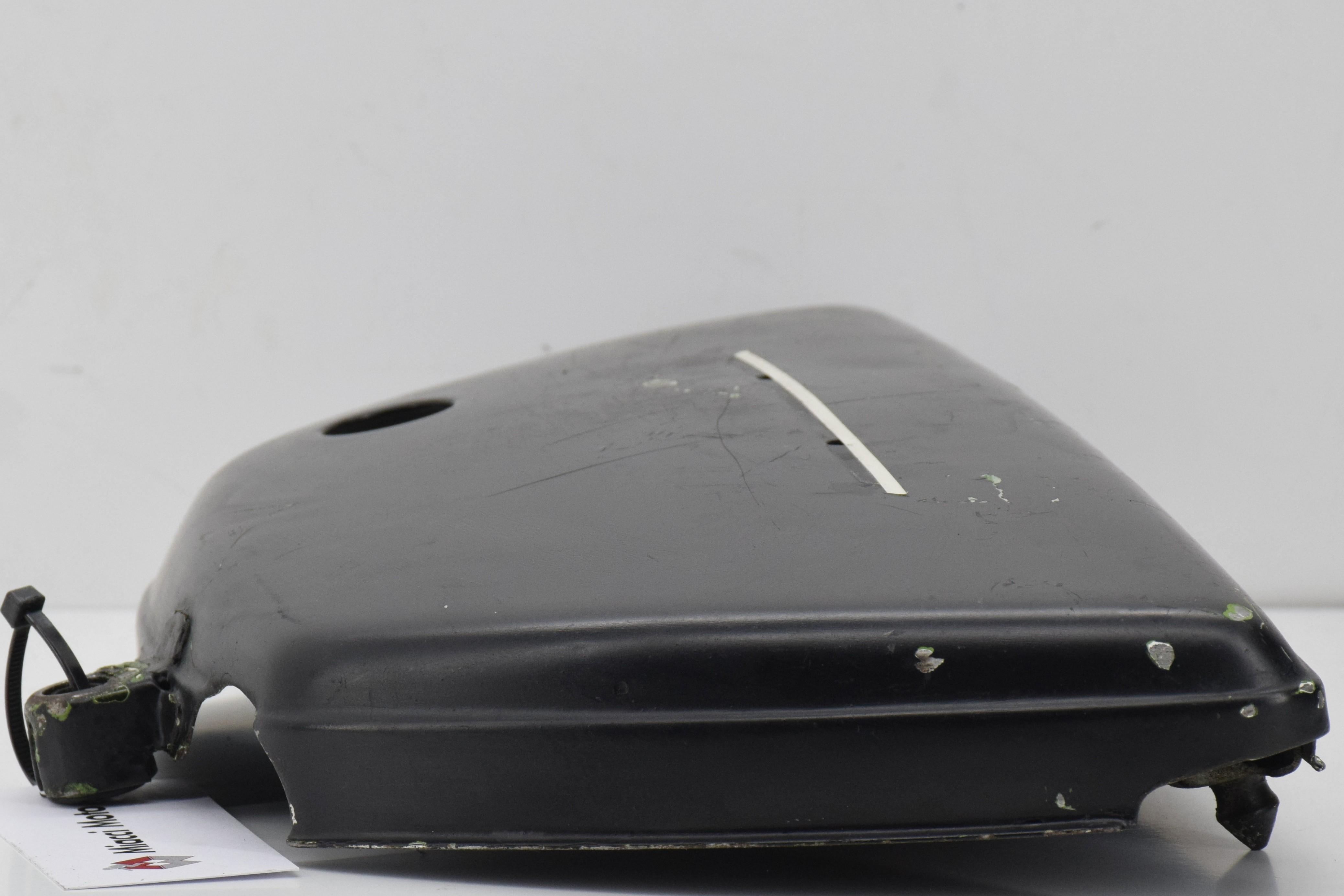 kawasaki fianchetto destro nero in metallo originale kawasaki 500 mach 3 - foto 3