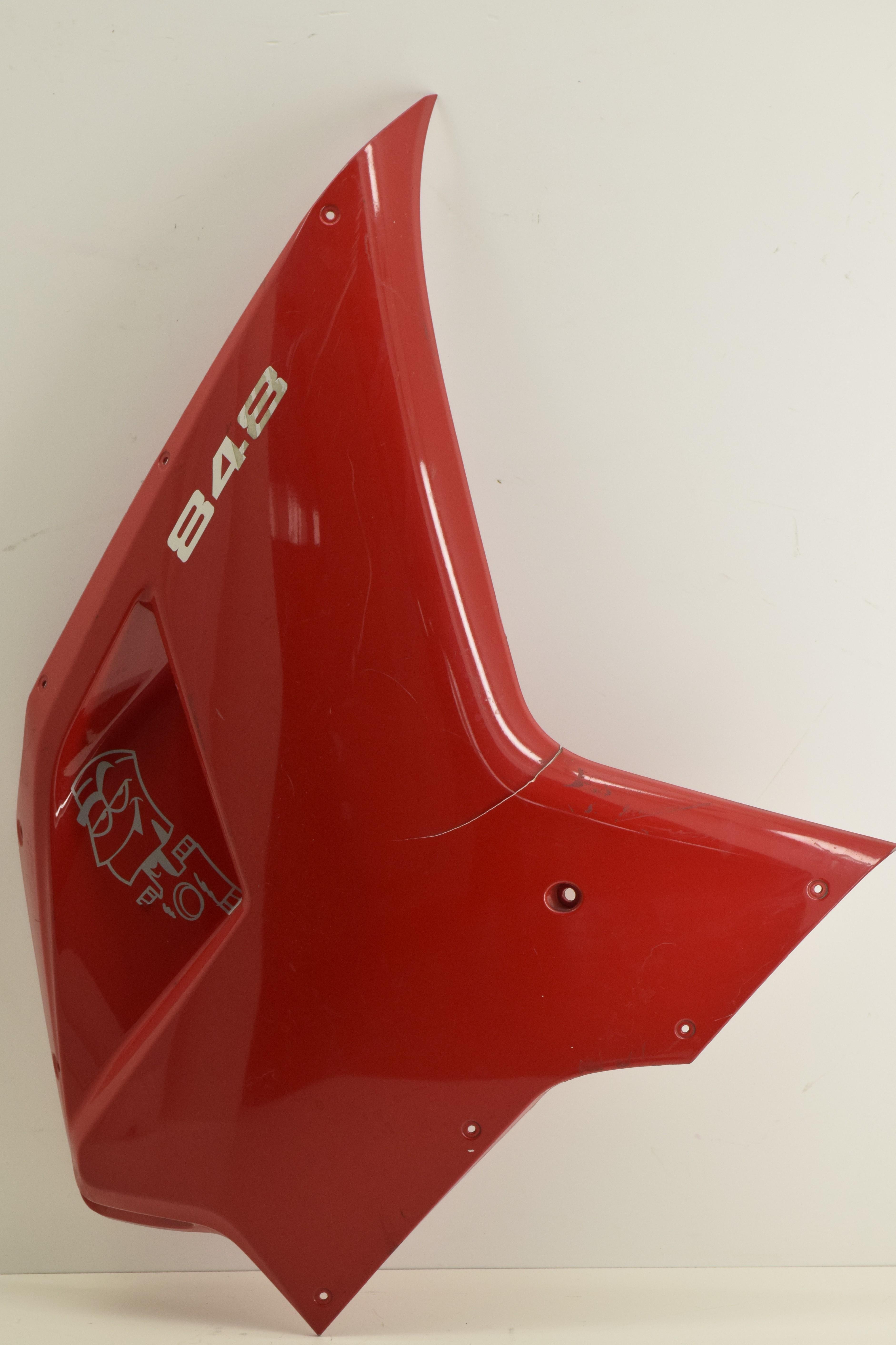 ducati carena destra rossa originale ducati 848 08 09 48032293a - foto 1