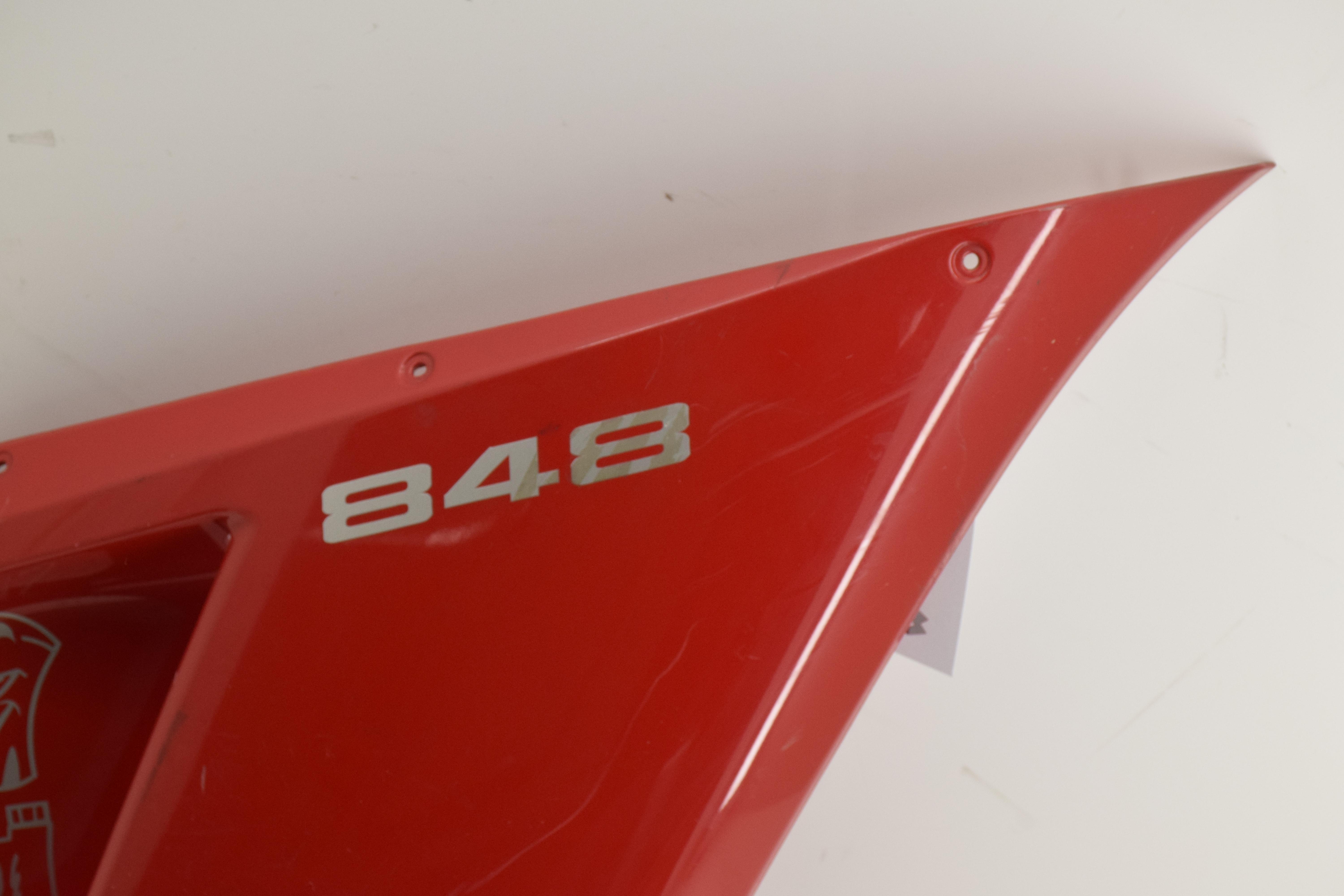 ducati carena destra rossa originale ducati 848 08 09 48032293a - foto 6