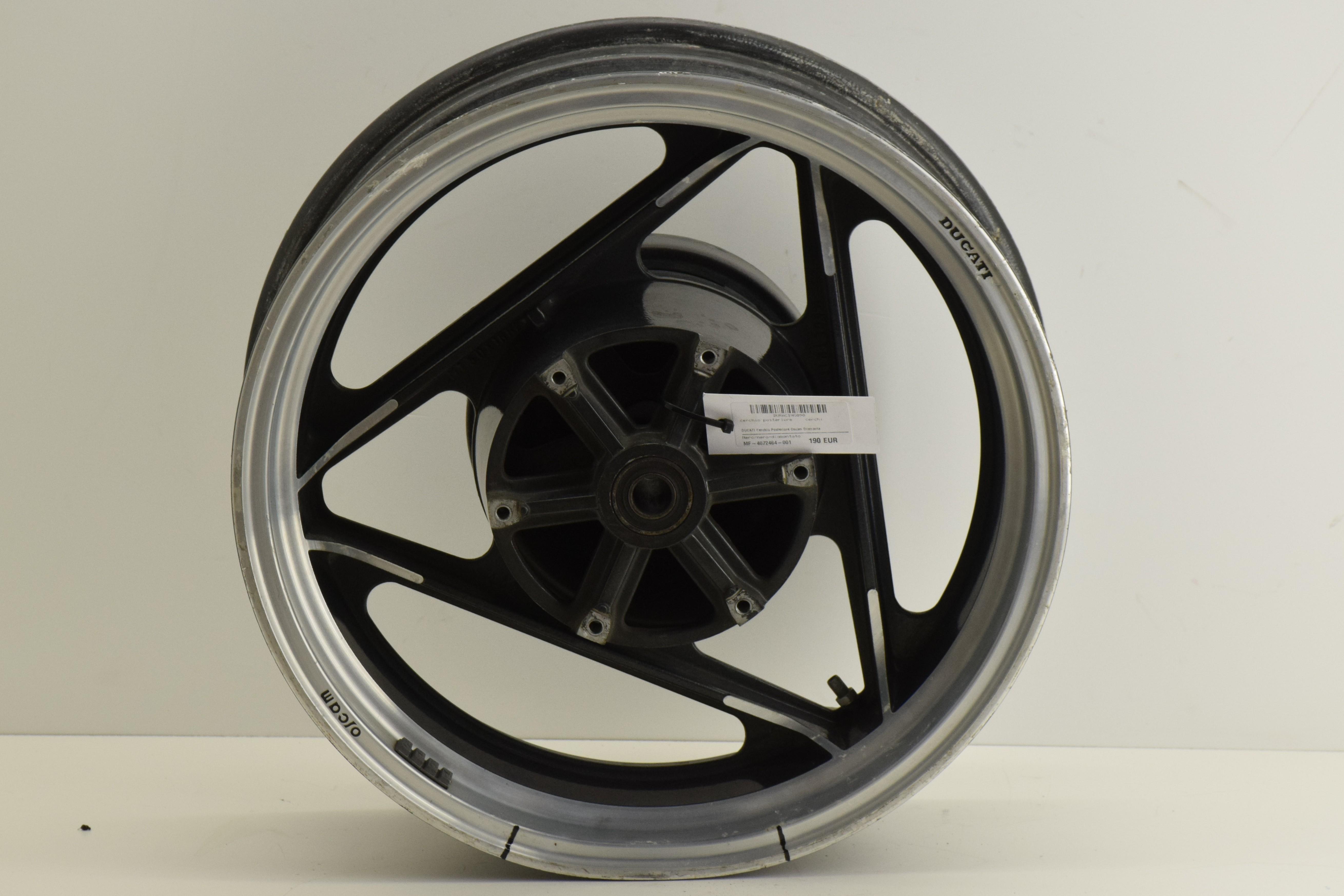 ducati cerchio posteriore oscam diamantato originale ducati paso 750 n037020521 - foto 2