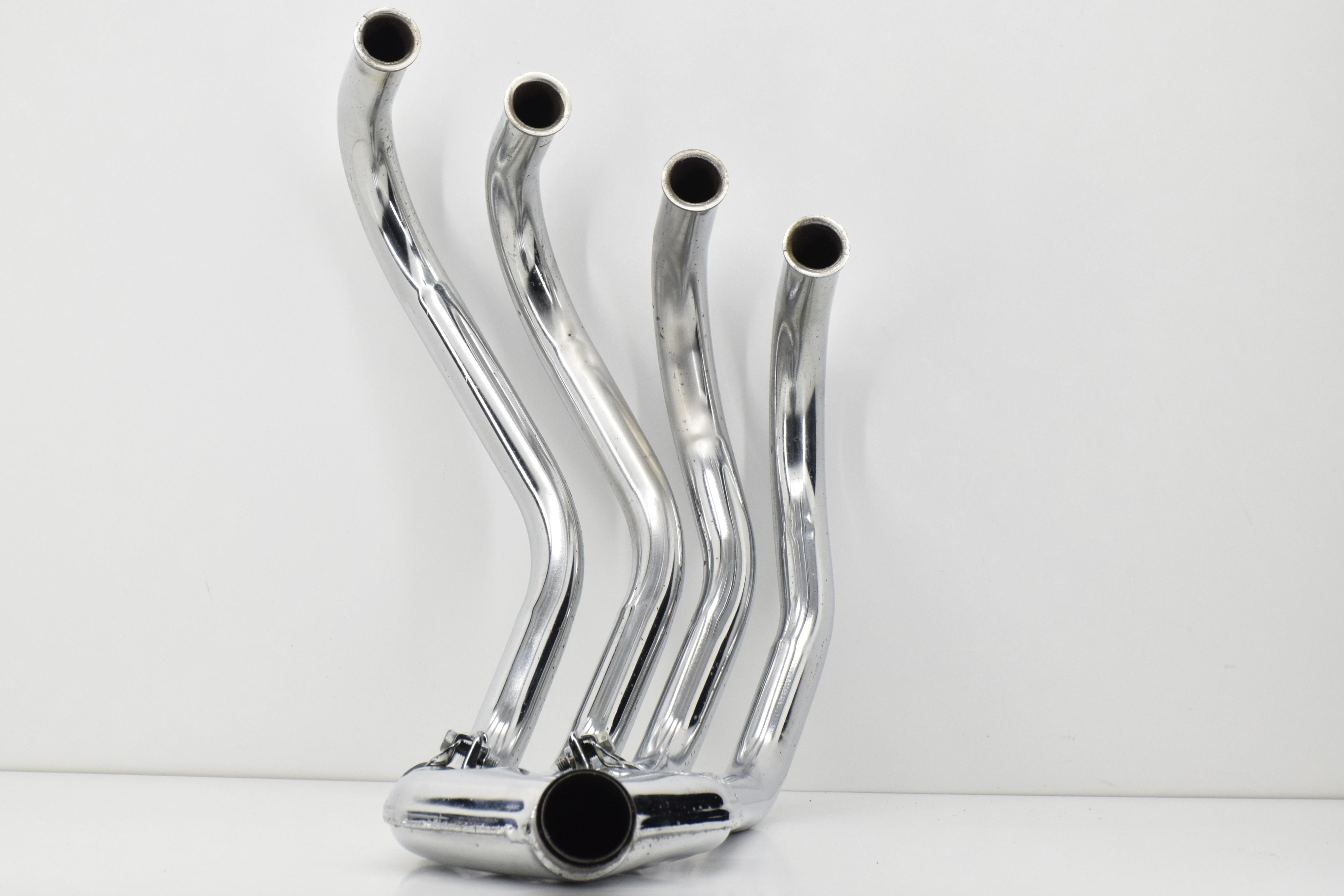 honda collettore scarico originale cromo honda four cb 400 f 75 77 - foto 5