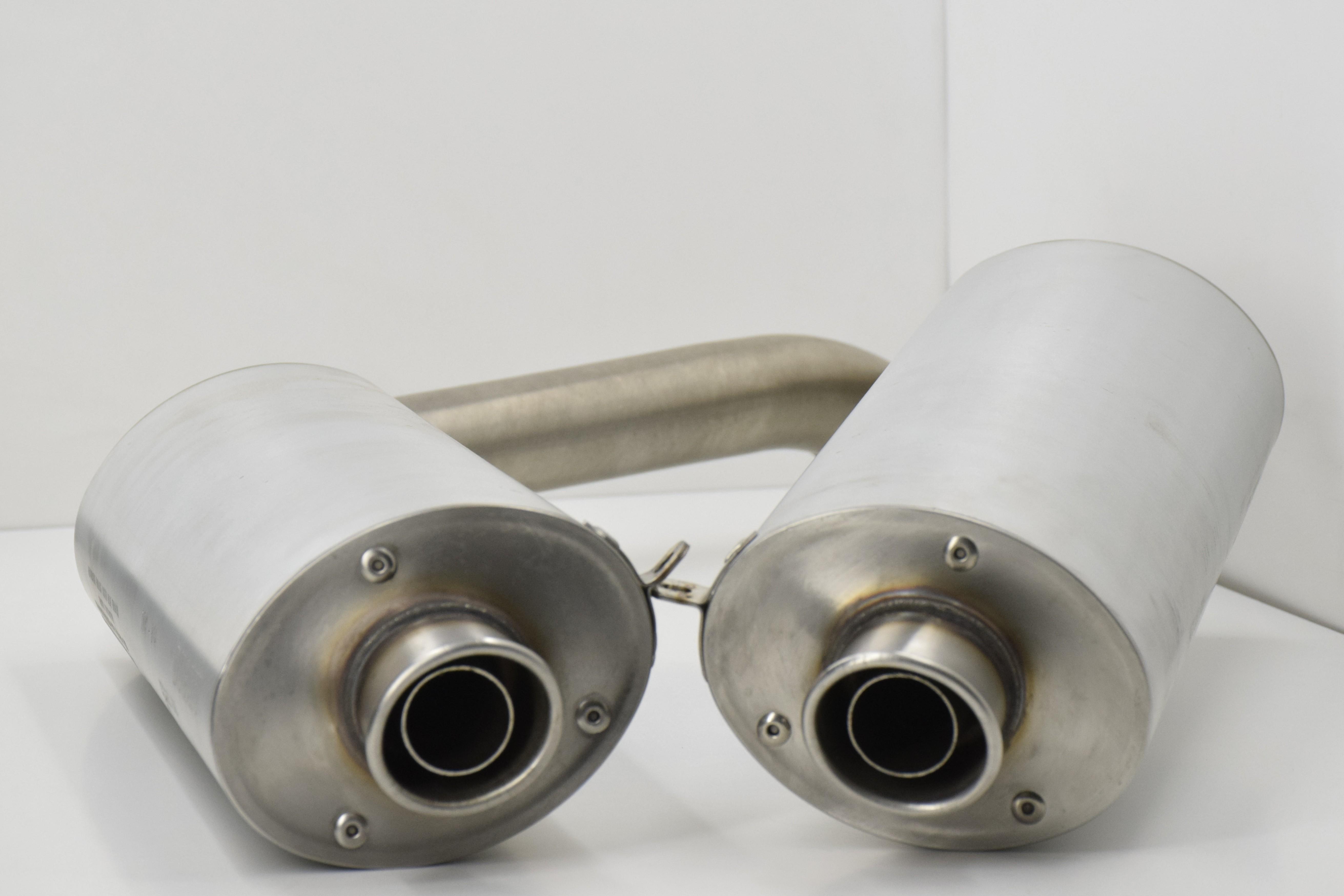 ducati coppia scarichi alluminio originali ducati 748 57410394a 57310394a - foto 3