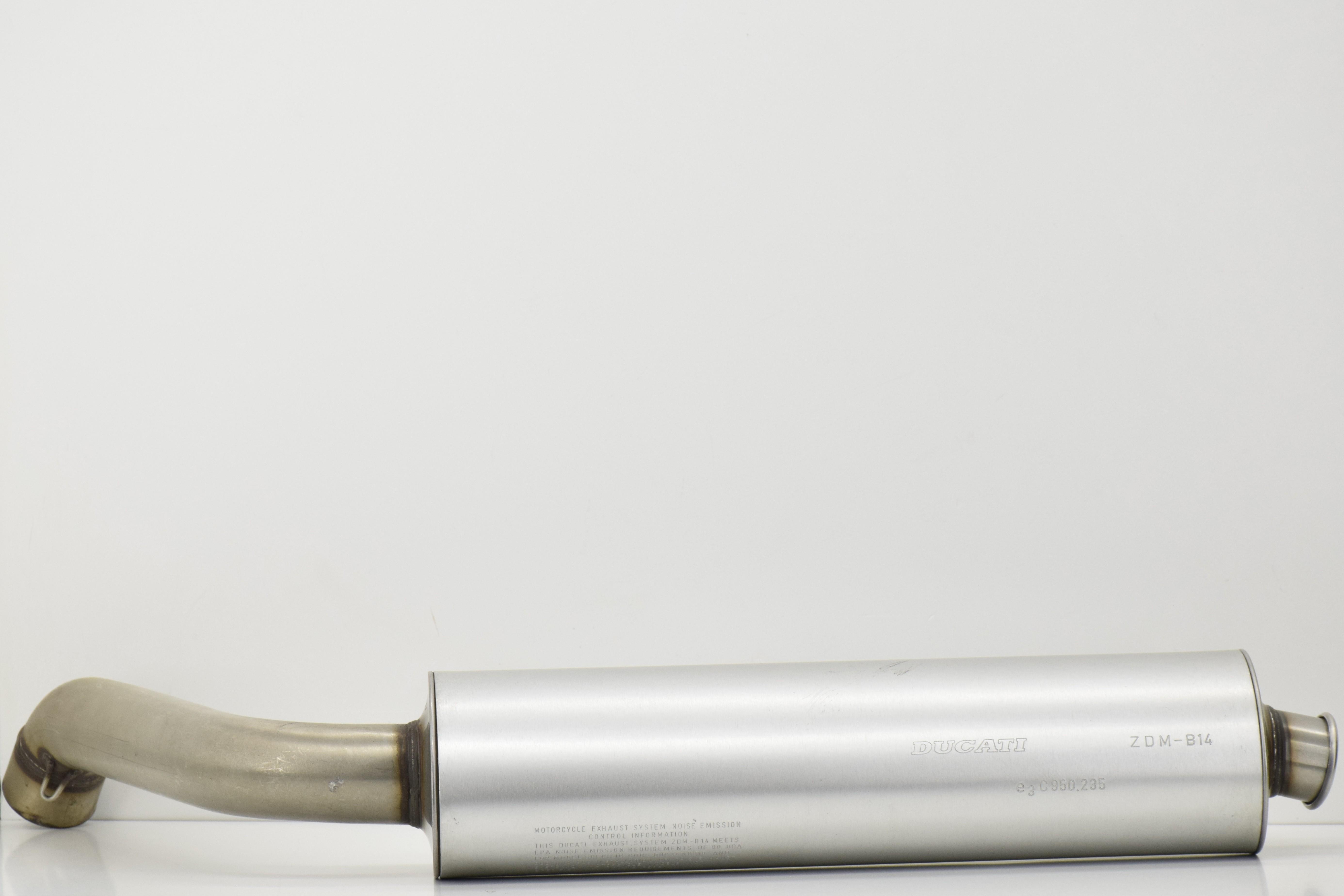 ducati coppia scarichi e compensatore originali ducati 748 916  57410391d 57310391d - foto 2