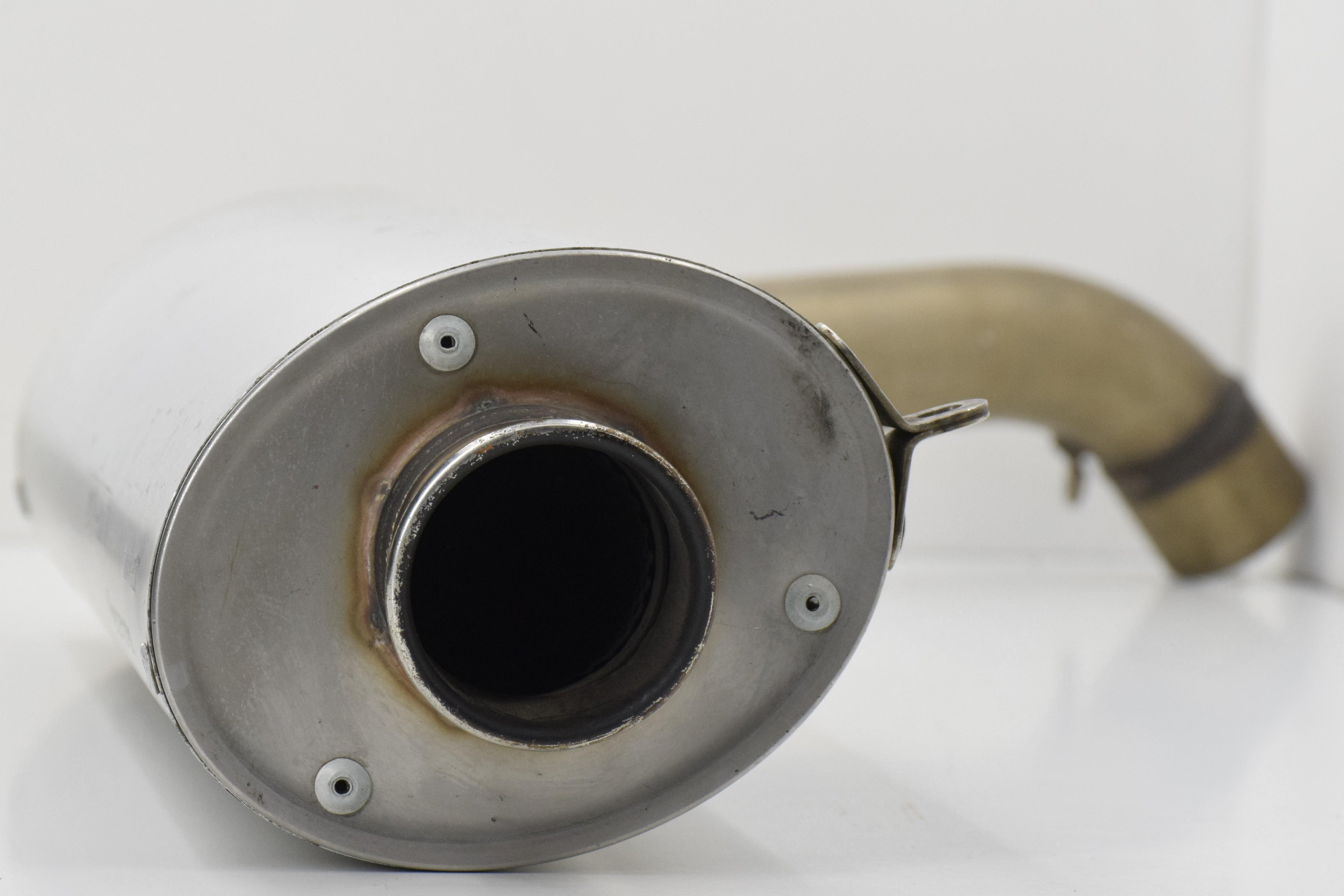 ducati scarico sinistro alluminio aperto originale ducati 996 99 57410491a - foto 4