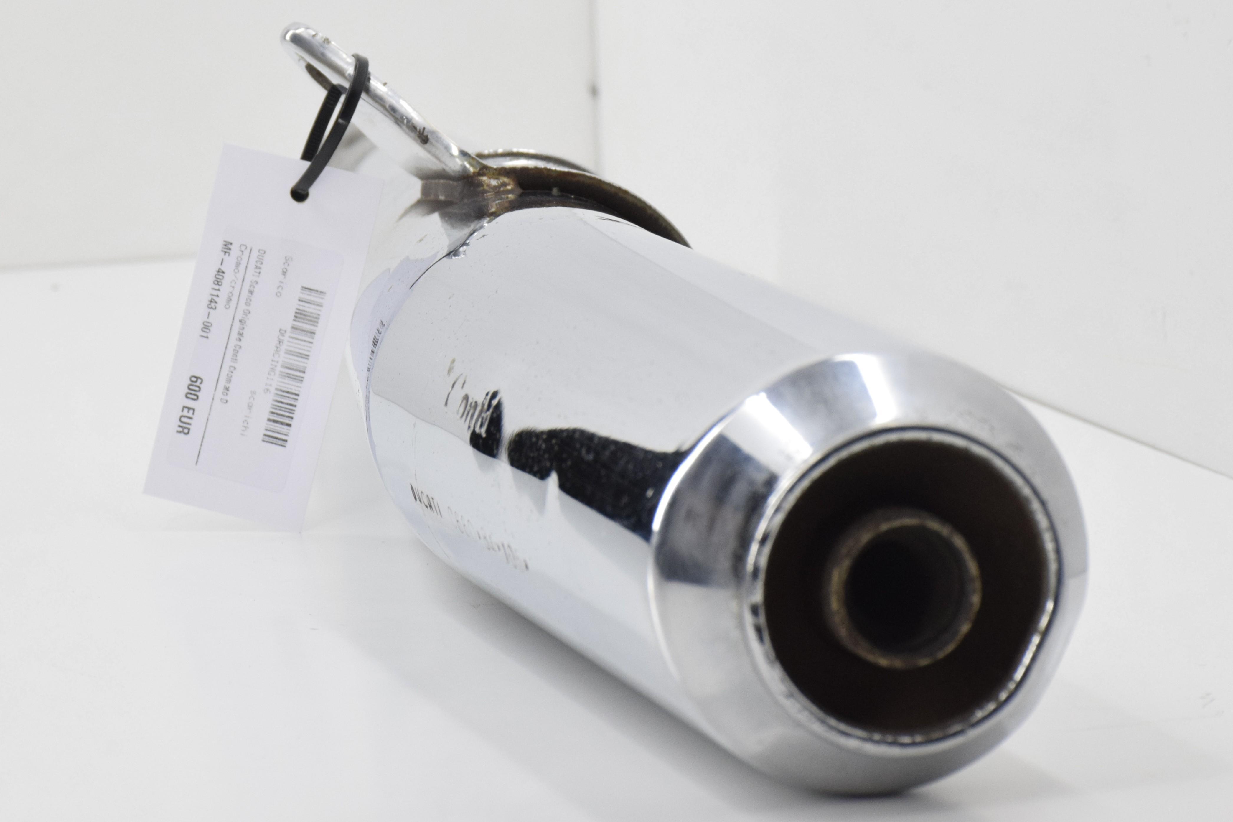 ducati scarico originale conti cromato ducati pantah 500 600 066084105 - foto 4