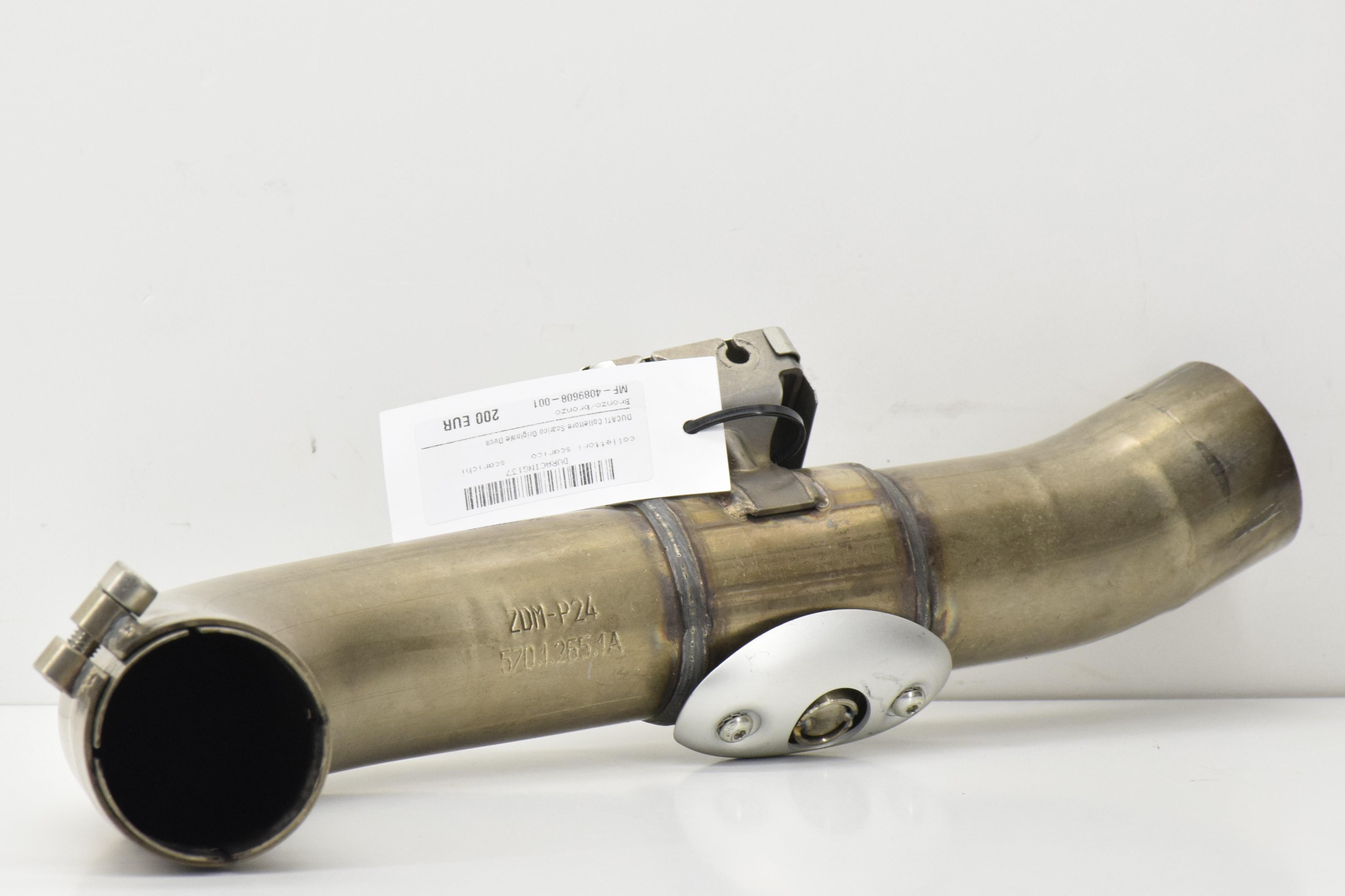 ducati collettore scarico originale ducati hypermotard 1100 57012651a - foto 5