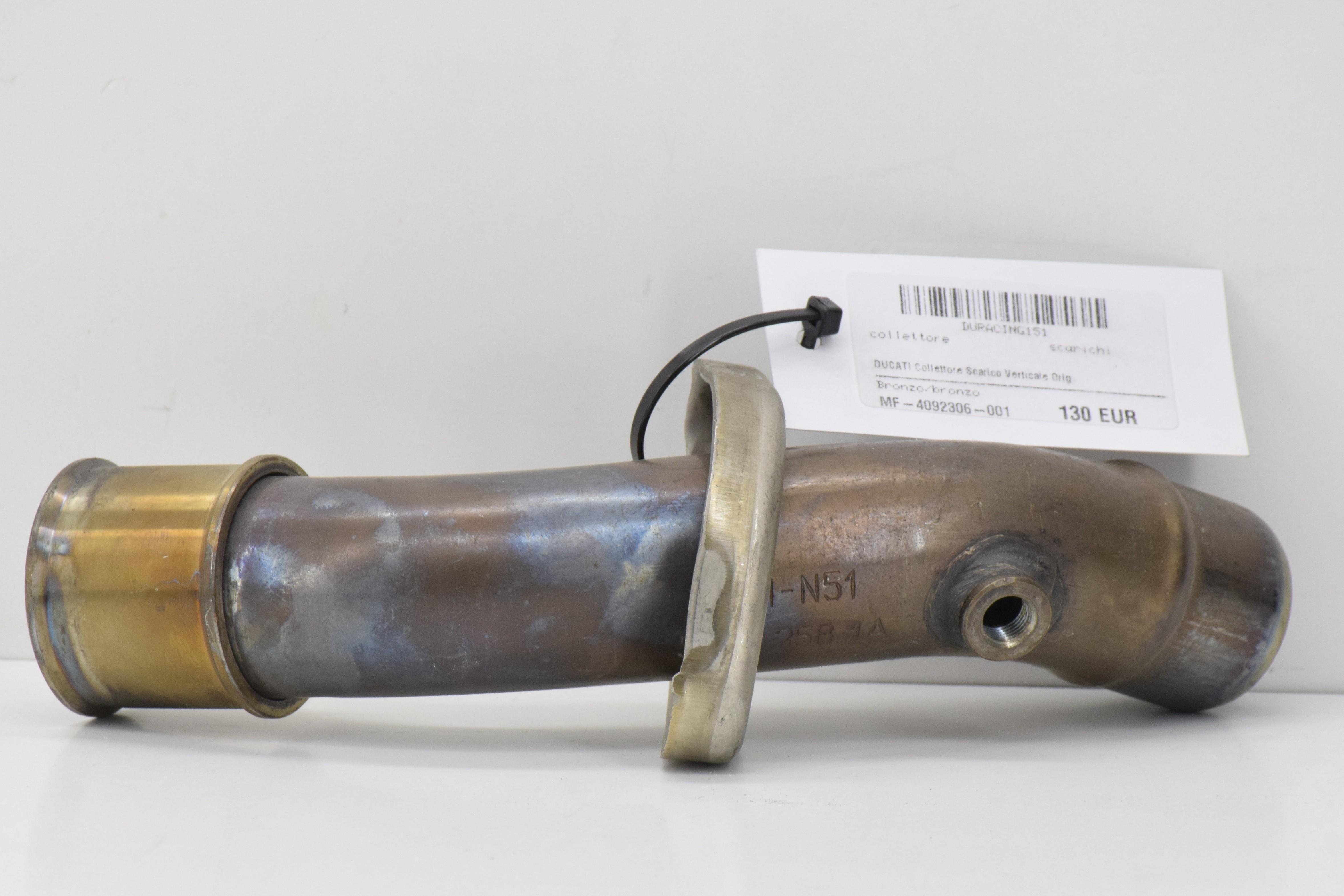 ducati collettore scarico verticale originale ducati hypermotard 1100 57112581a - foto 3