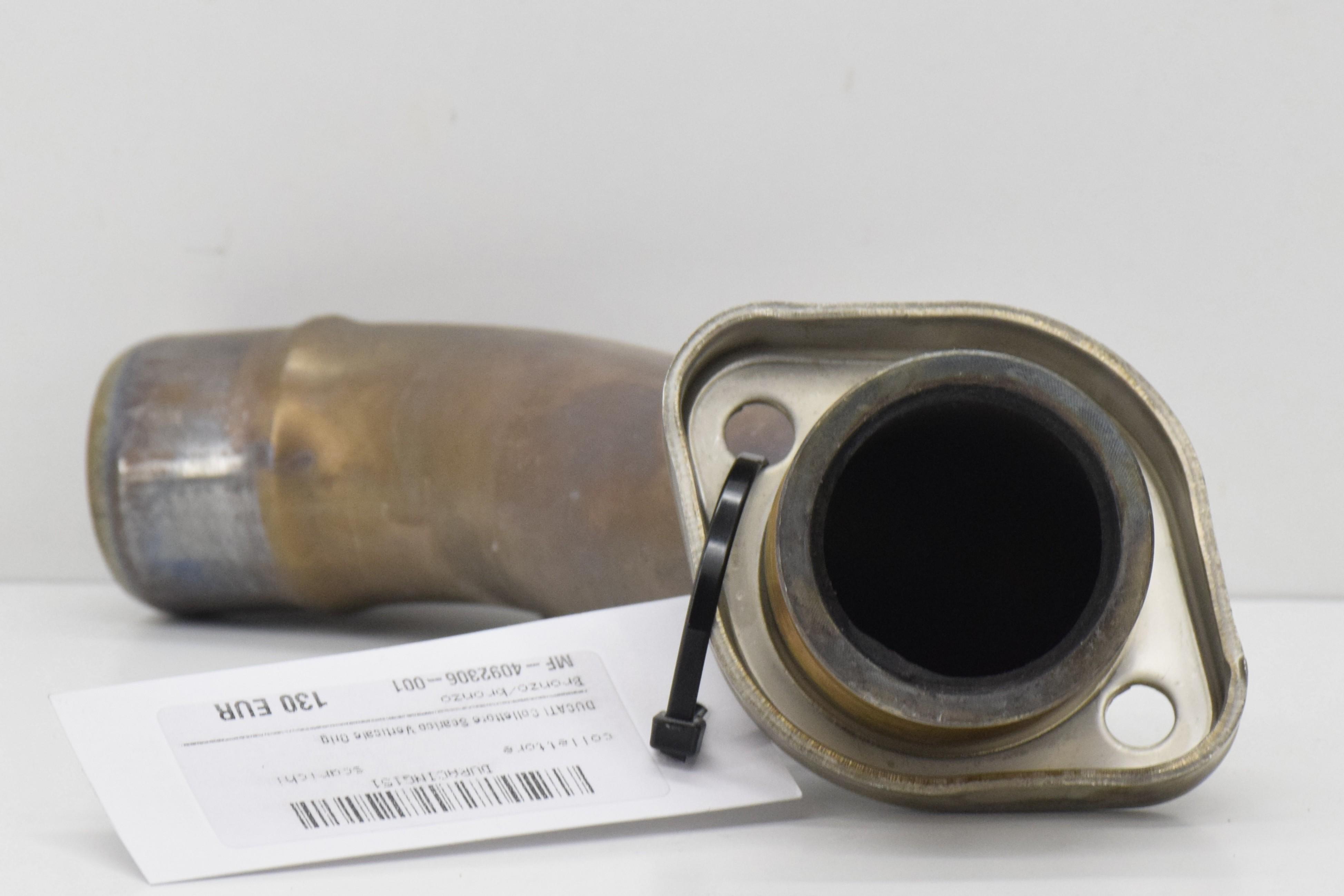 ducati collettore scarico verticale originale ducati hypermotard 1100 57112581a - foto 5