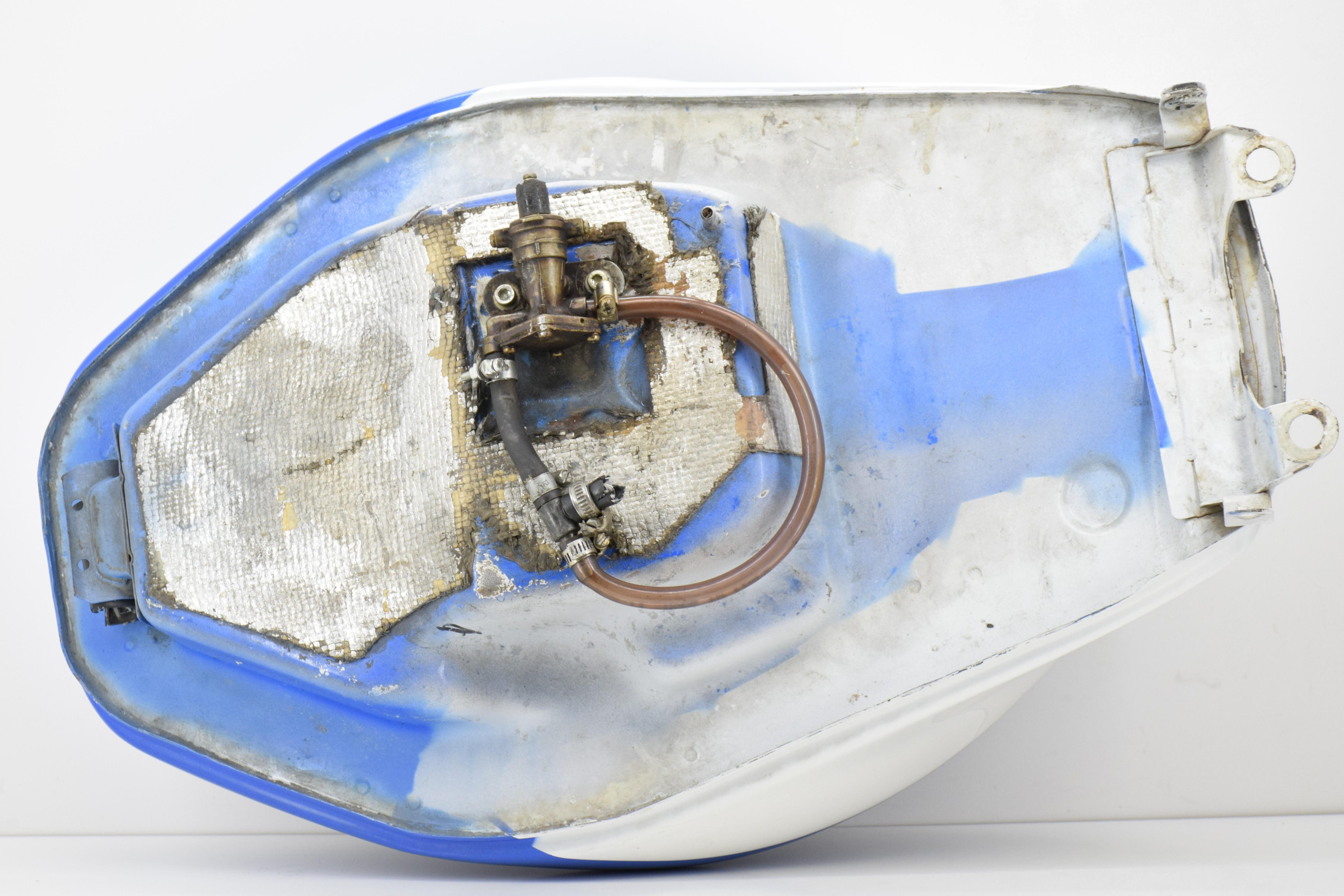  serbatoio bianco e blu originale suzuki gsx-r 750 90 - foto 2