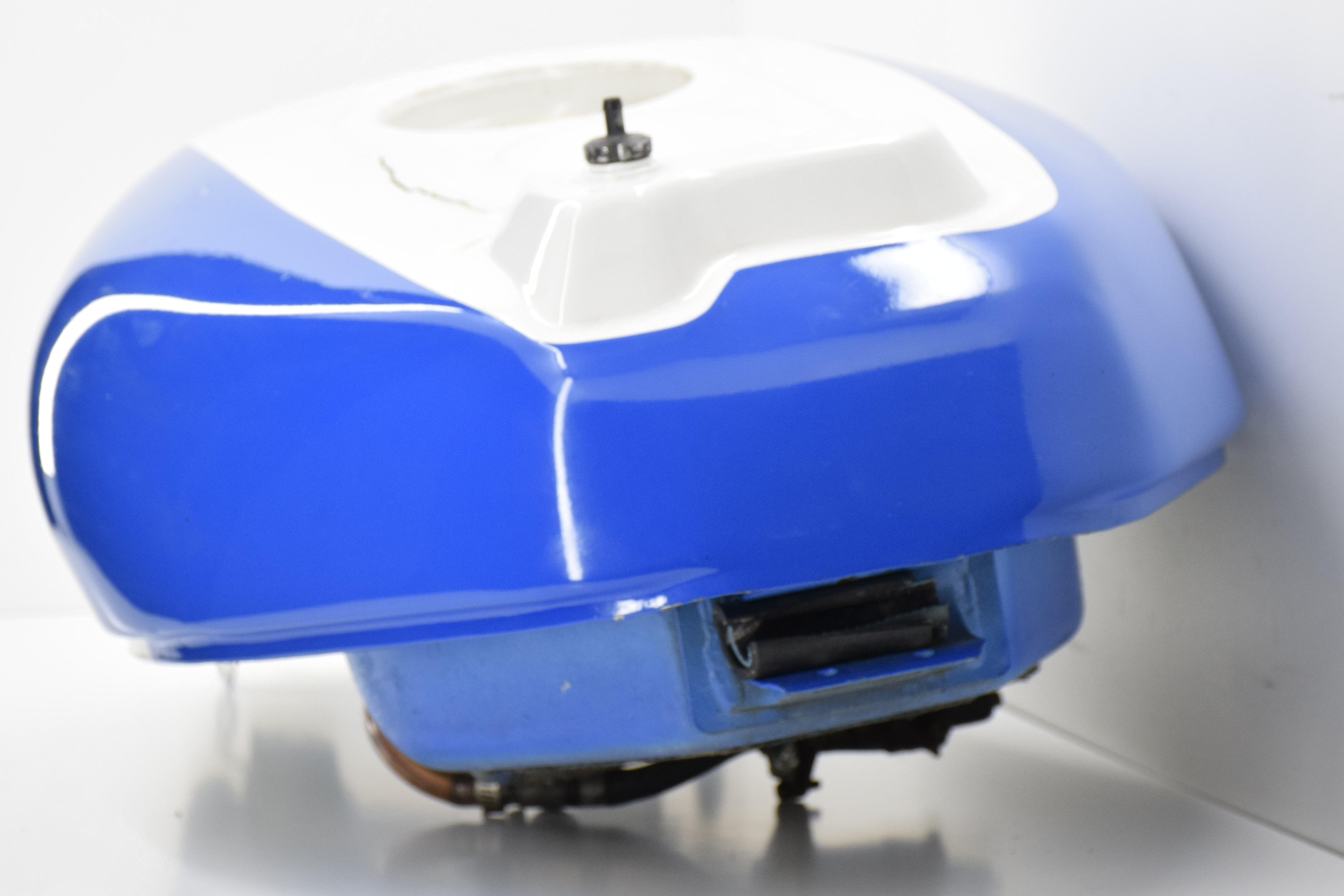  serbatoio bianco e blu originale suzuki gsx-r 750 90 - foto 5