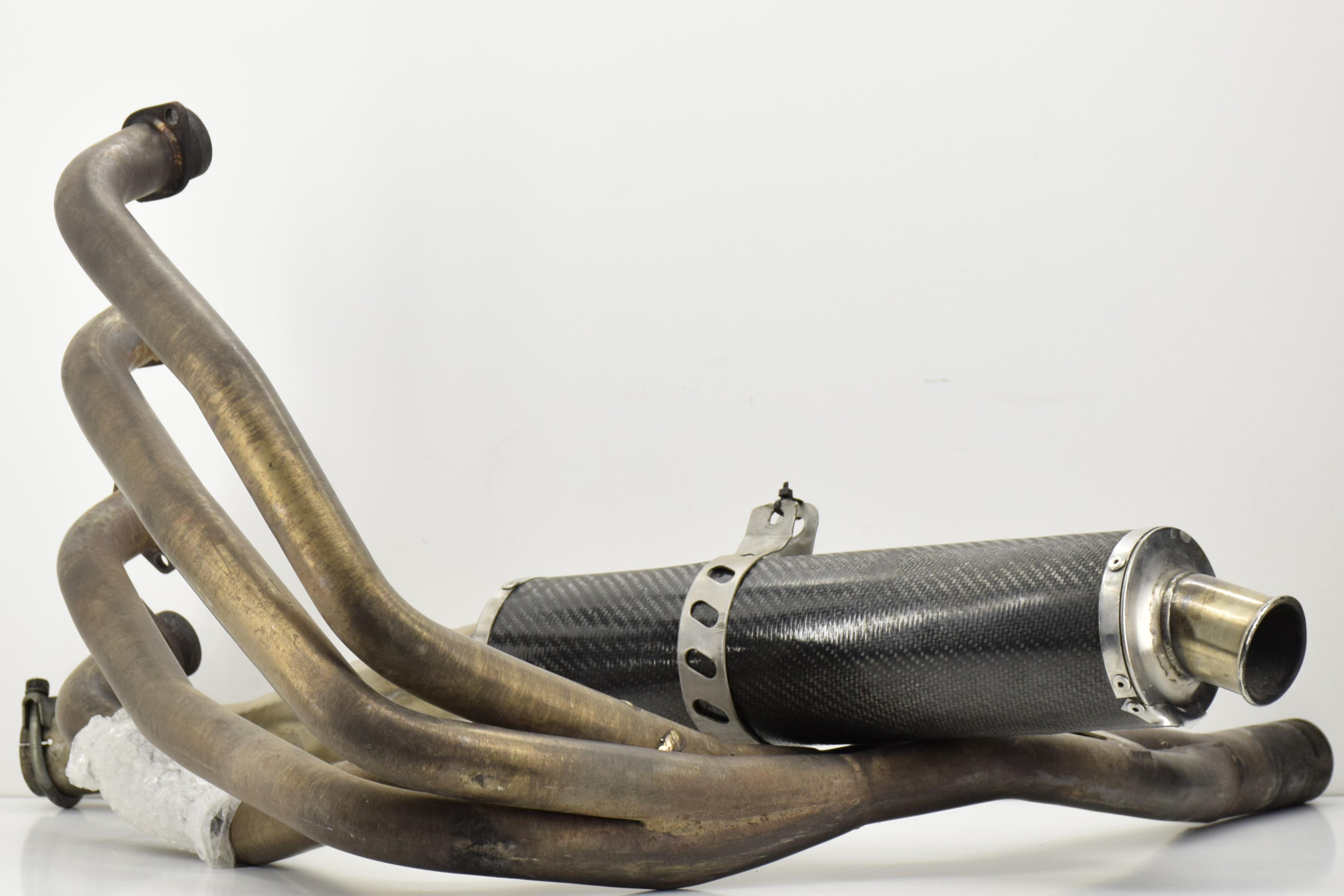  scarico completo carbonio suzuki gsx-r 1100 90 - foto 2