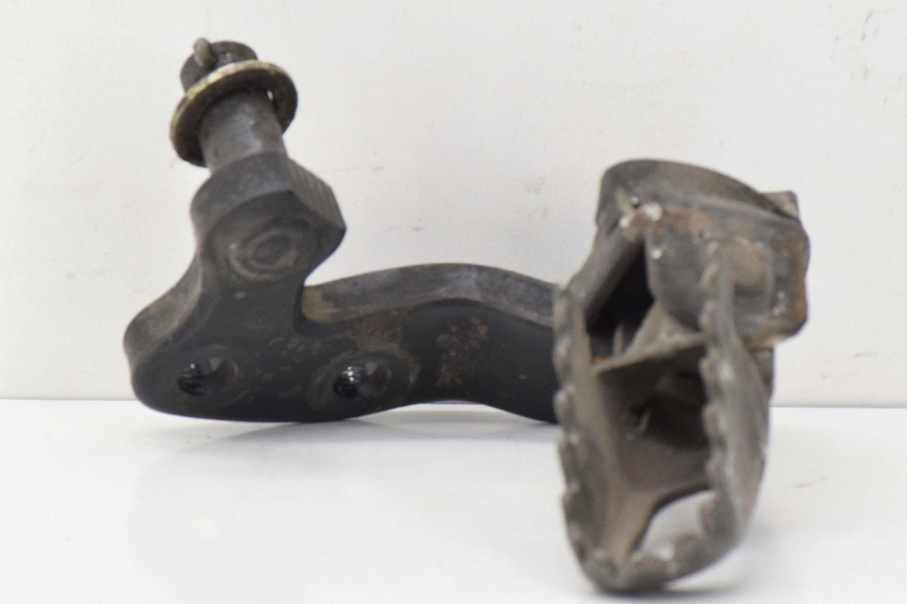 yamaha piastra e pedana destra originale yamaha xt 600 1vj 86 2kf-27422-00r4 - foto 2