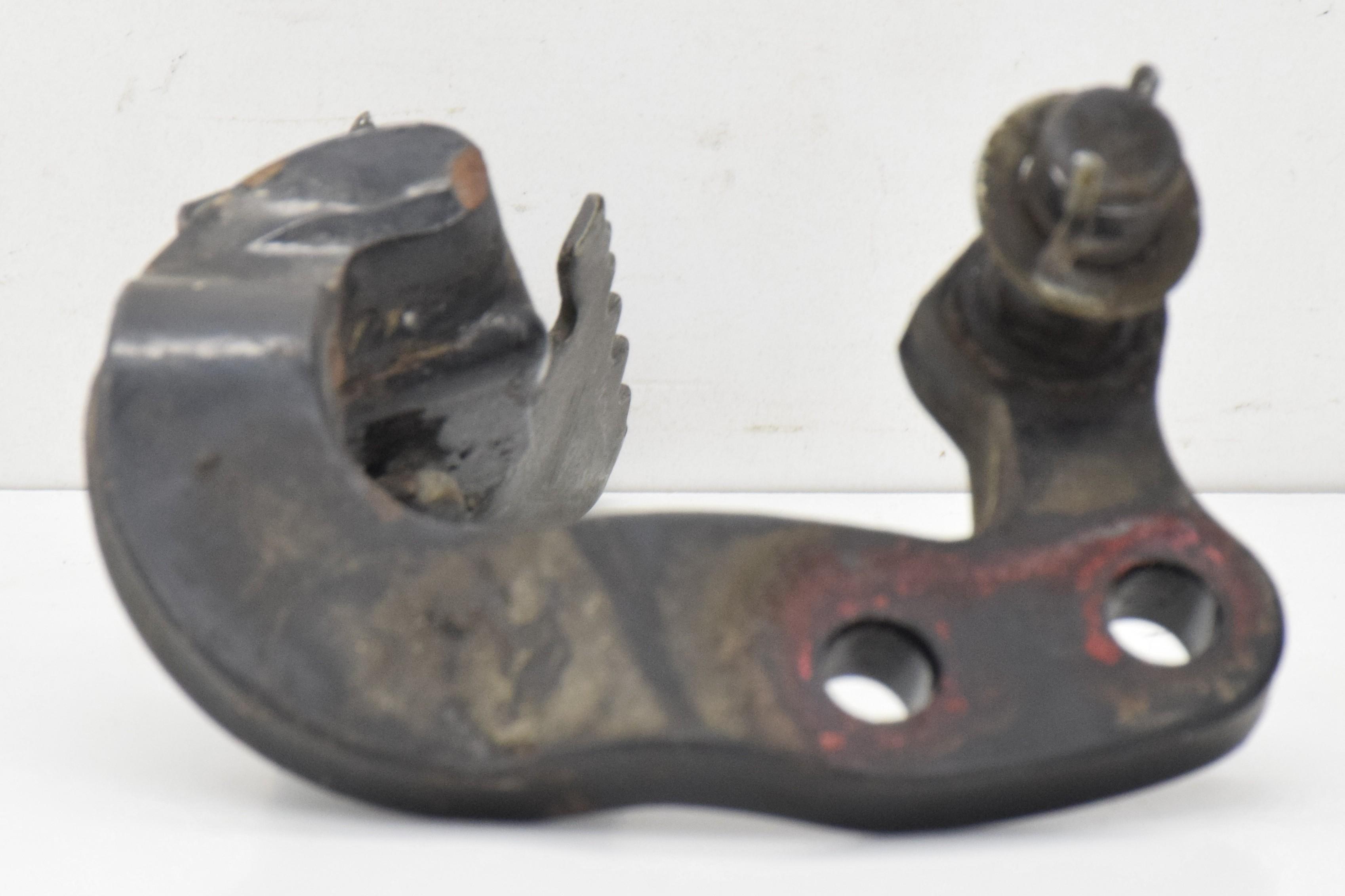 yamaha piastra e pedana destra originale yamaha xt 600 1vj 86 2kf-27422-00r4 - foto 4