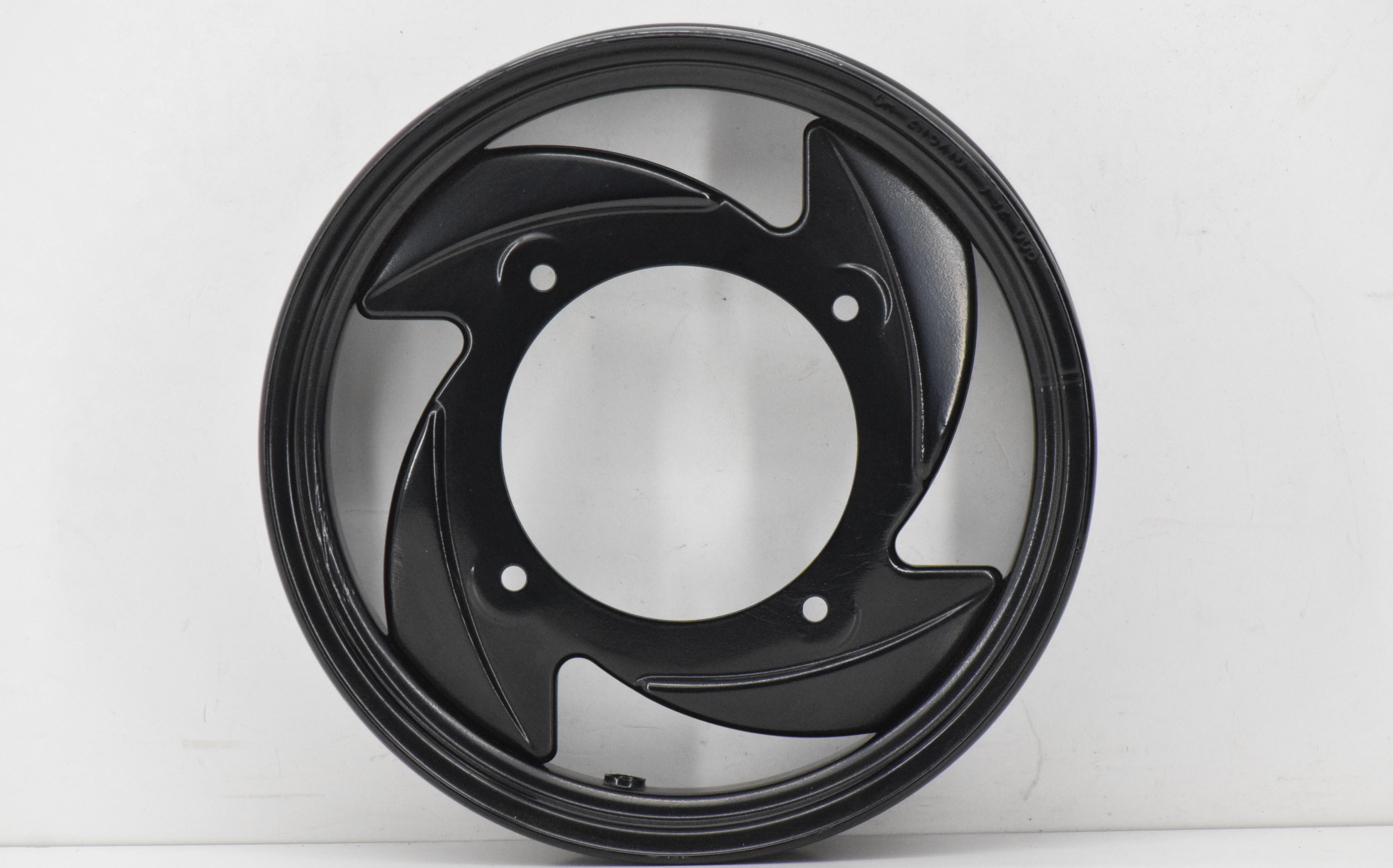 cagiva cerchio ruota posteriore 4 razze metallo nero cagiva city 50 y00fa0146c - foto 1